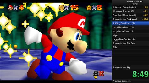 (Comparing to yourself is free. . Super mario 64 16 star splits
